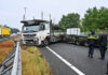autotransporter geschaard op A16