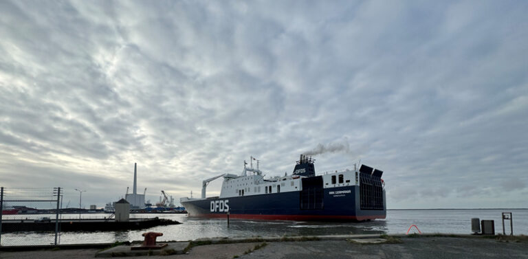 DFDS viert 150 jaar vrachtroute tussen Esbjerg en het Verenigd Koninkrijk