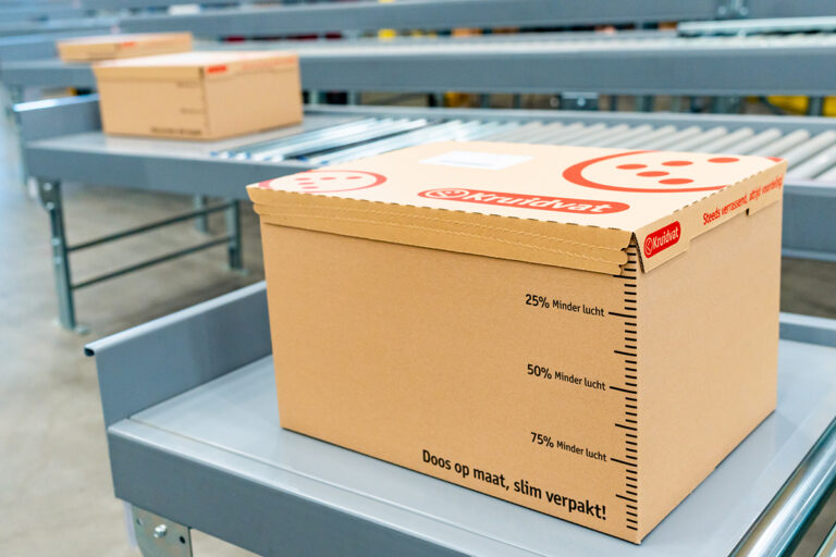 Moederbedrijf Kruidvat en Trekpleister laat komend jaar 2.500 vrachtwagens minder rijden door op maat gemaakte dozen online bestellingen