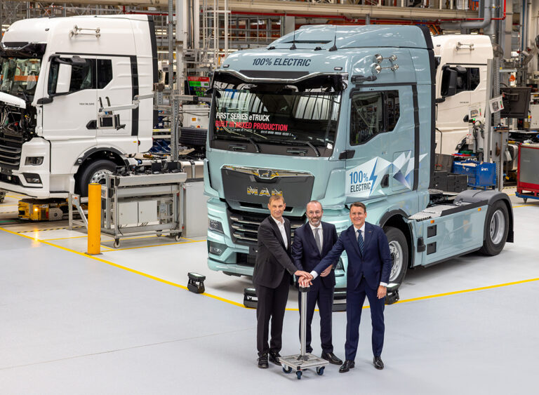 Historisch moment: MAN start serieproductie van elektrische vrachtwagens