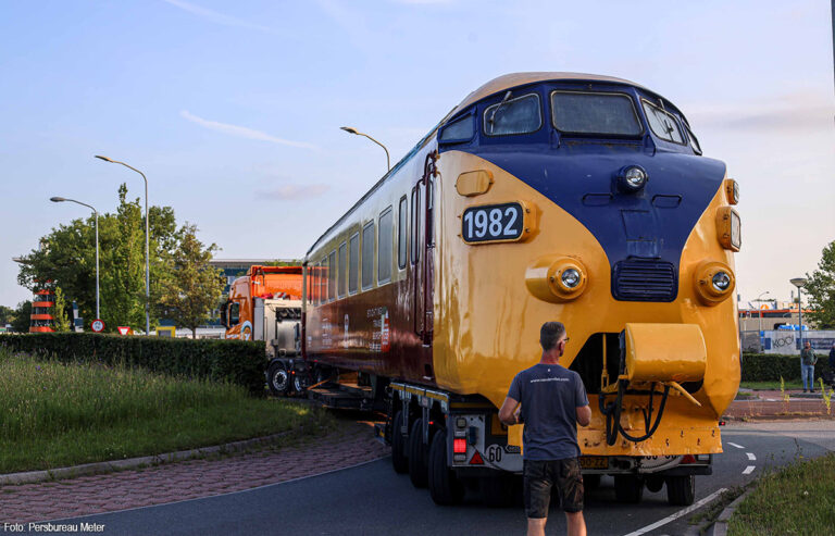 Historische TEE-trein op weg naar nieuw leven in Leek