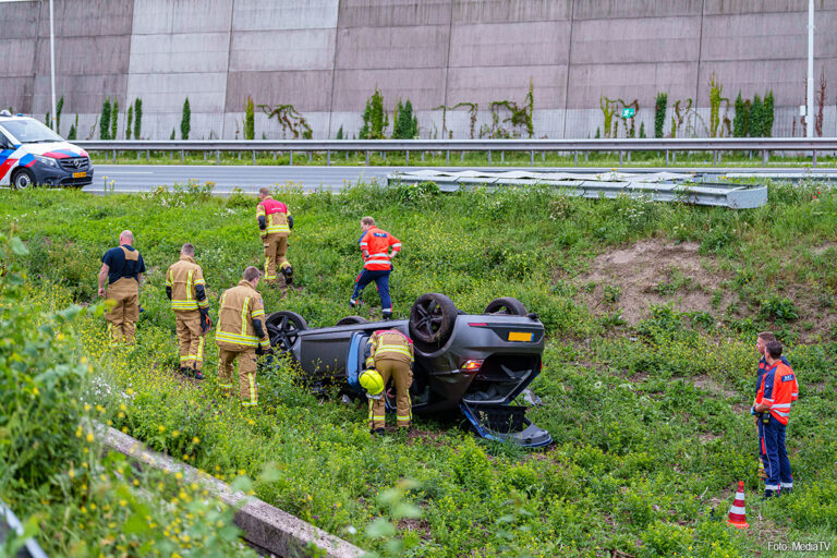 29-jarige automobilist om het leven gekomen bij ongeluk op A20 bij Vlaardingen
