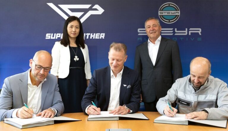 Steyr Automotive en SuperPanther starten samenwerking voor productie elektrische vrachtwagens