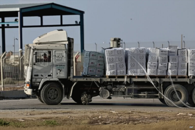 Doden bij ongeluk in Gaza met vrachtwagen met hulpgoederen