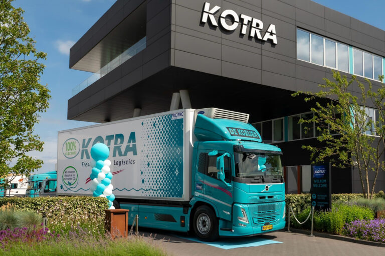 Eerste elektrische vrachtwagen voor Kotra Logistics is een Volvo FM Electric