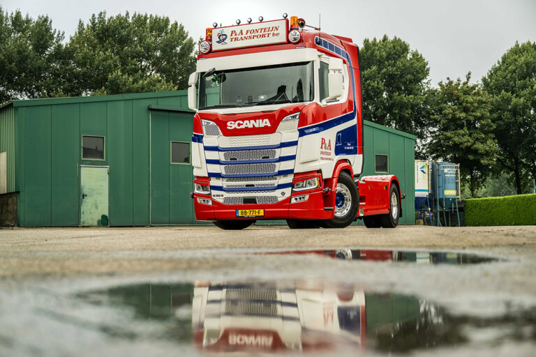 P&A Fonteijn Transport viert 25-jarig jubileum met Scania 530S V8