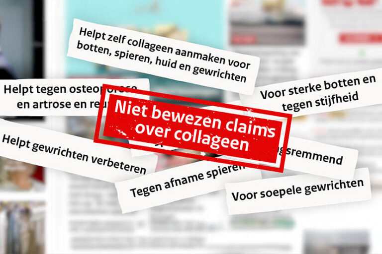 Ruim 80 procent webshops misleidt consument met collageenclaims