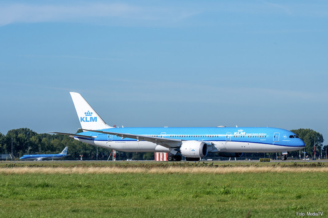 KLM Vliegtuig op Schiphol