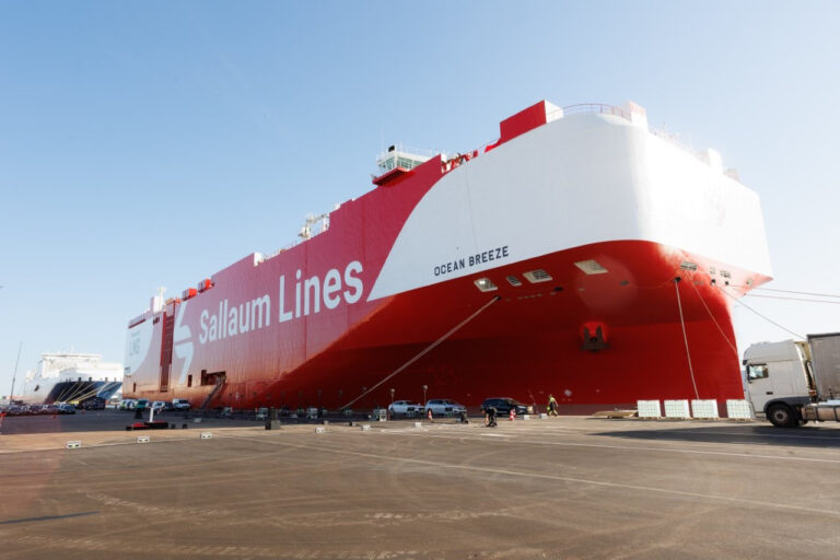 Sallaum Lines viert doop LNG-vlaggenschip Ocean Breeze in Antwerpen