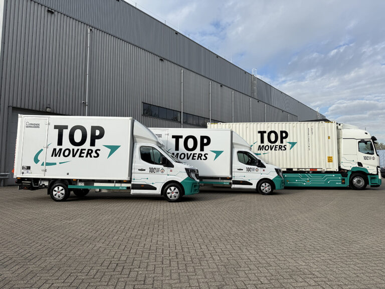 Van der Ent breidt wagenpark uit met drie nieuwe elektrische voertuigen