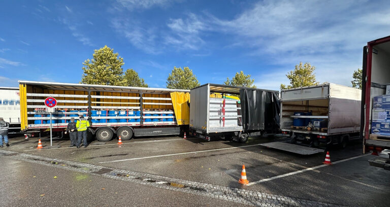 Grote controle op gevaarlijke stoffen: meeste vrachtwagens op Duitse A5 in overtreding [+foto’s]