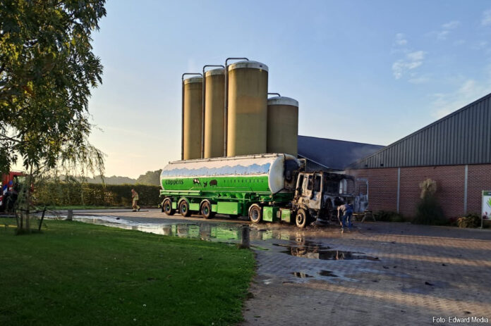 Brand Vrachtwagen Oirle