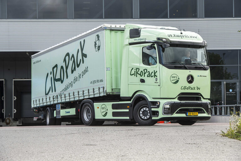 CiRoPack zet eerste stap in zwaar transport met volledig elektrische Mercedes-Benz eActros 600