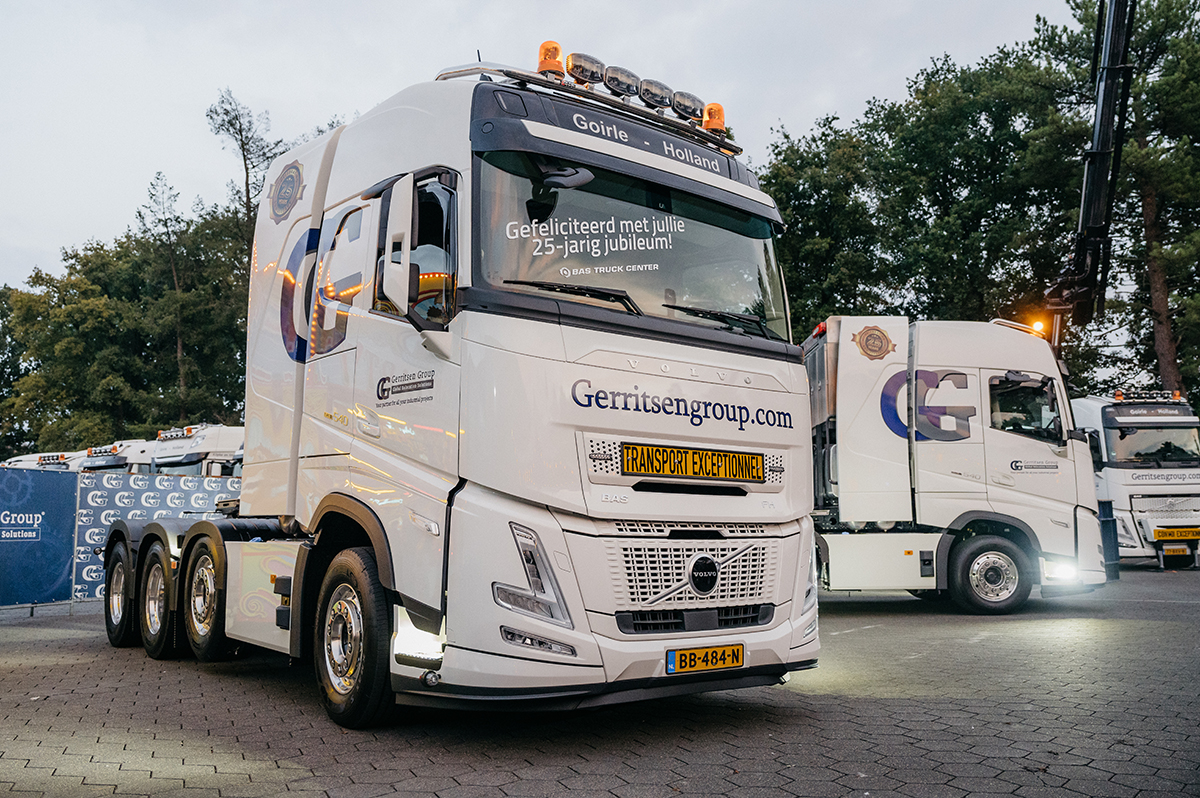 Gerritsen Group breidt vloot uit met twee nieuwe Volvo 8×4-trucks