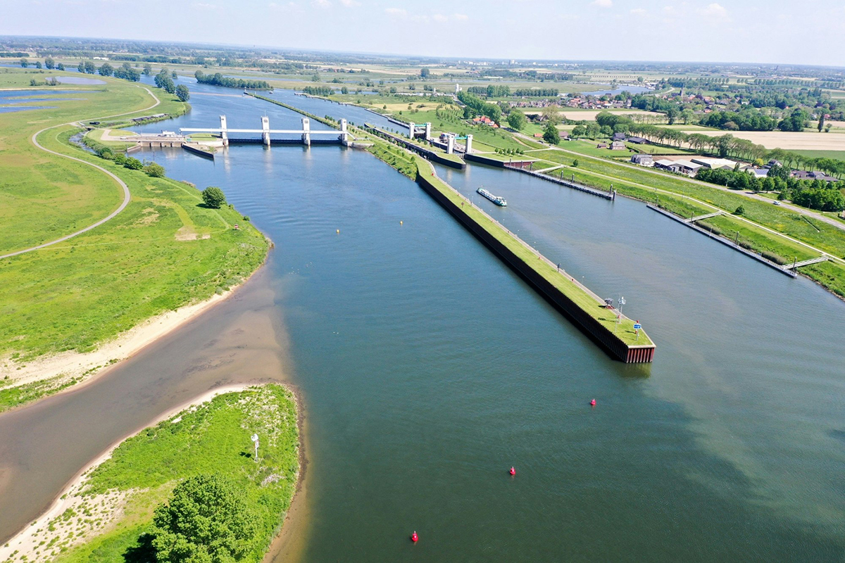 Sluis Lith weer volledig open voor scheepvaart