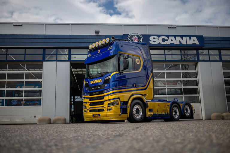 Unieke jubileumtruck Scania 770S gaat onder de hamer