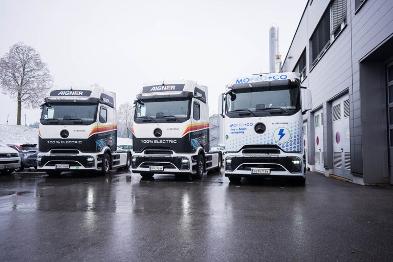 Lidl Oostenrijk schaft 42 extra eActros 600-trucks aan voor emissievrije winkelbevoorrading in 2030