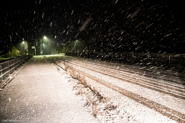 Witte wegen in noordoosten, al bijna 3 miljoen kilo zout gestrooid