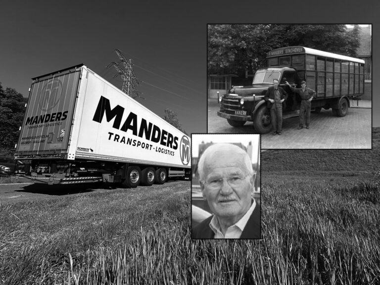 Grondlegger van continuïteit Manders Transport & Logistics, Albert Manders, overleden