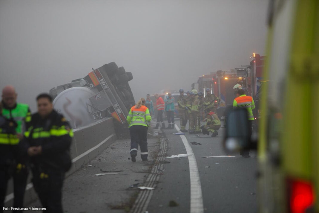 Gekantelde Vrachtwagen A1