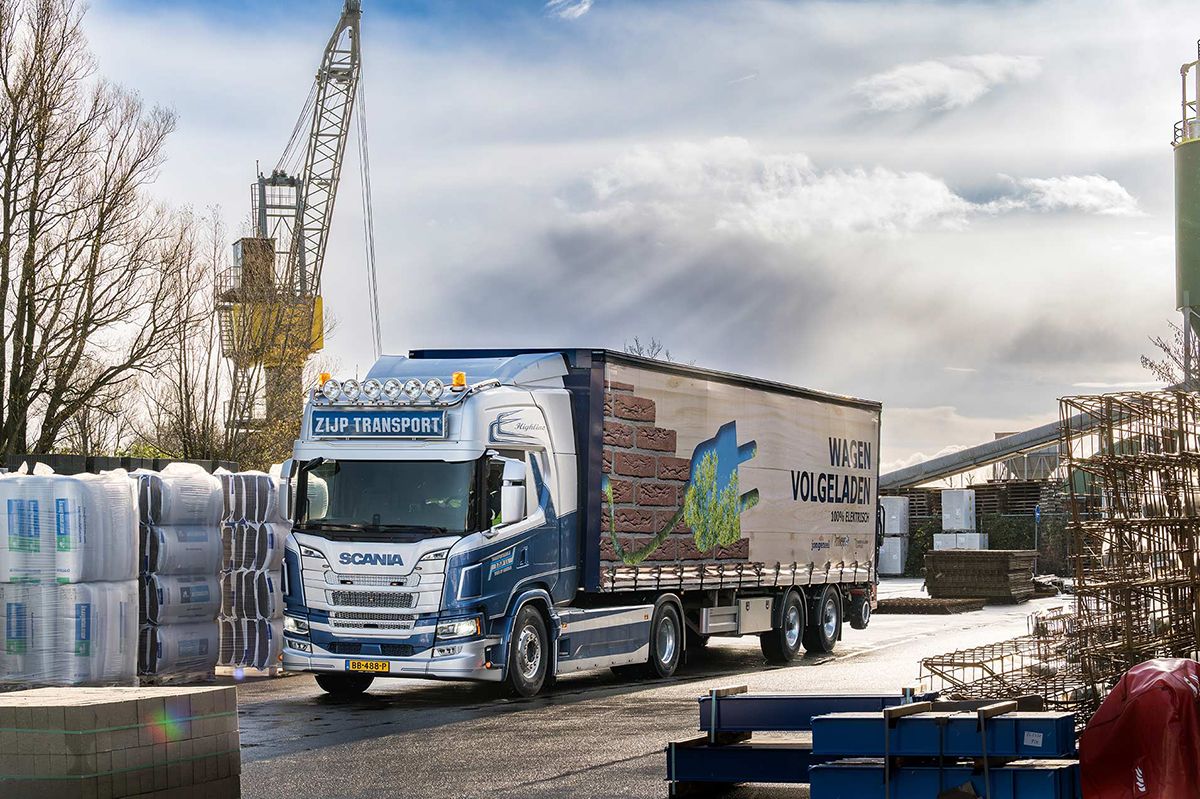 Dick Zijp Transport neemt eerste elektrische Scania 40G trekker in gebruik