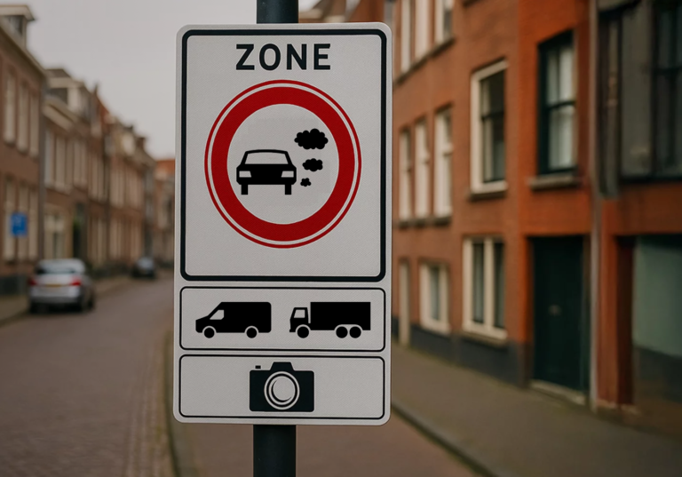 Nieuw verkeersbord voor zero-emissiezones en milieuzones vanaf 2026