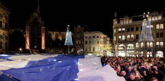 pro-Israëlmanifestatie-op-de-Dam