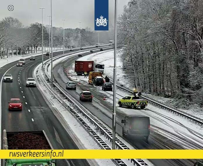 Geschaarde Vrachtwagen A58