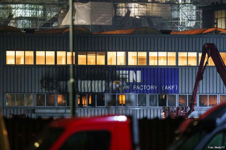 Brand bij scheepsbouwer Damen in Schiedam