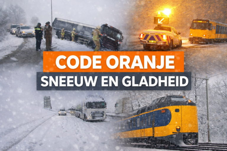 Code oranje in grote delen van Nederland afgeschaald naar code geel