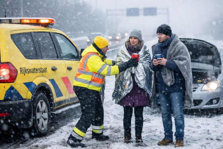 Rijkswaterstaat stelt koudeprotocol in vanwege extreme kou