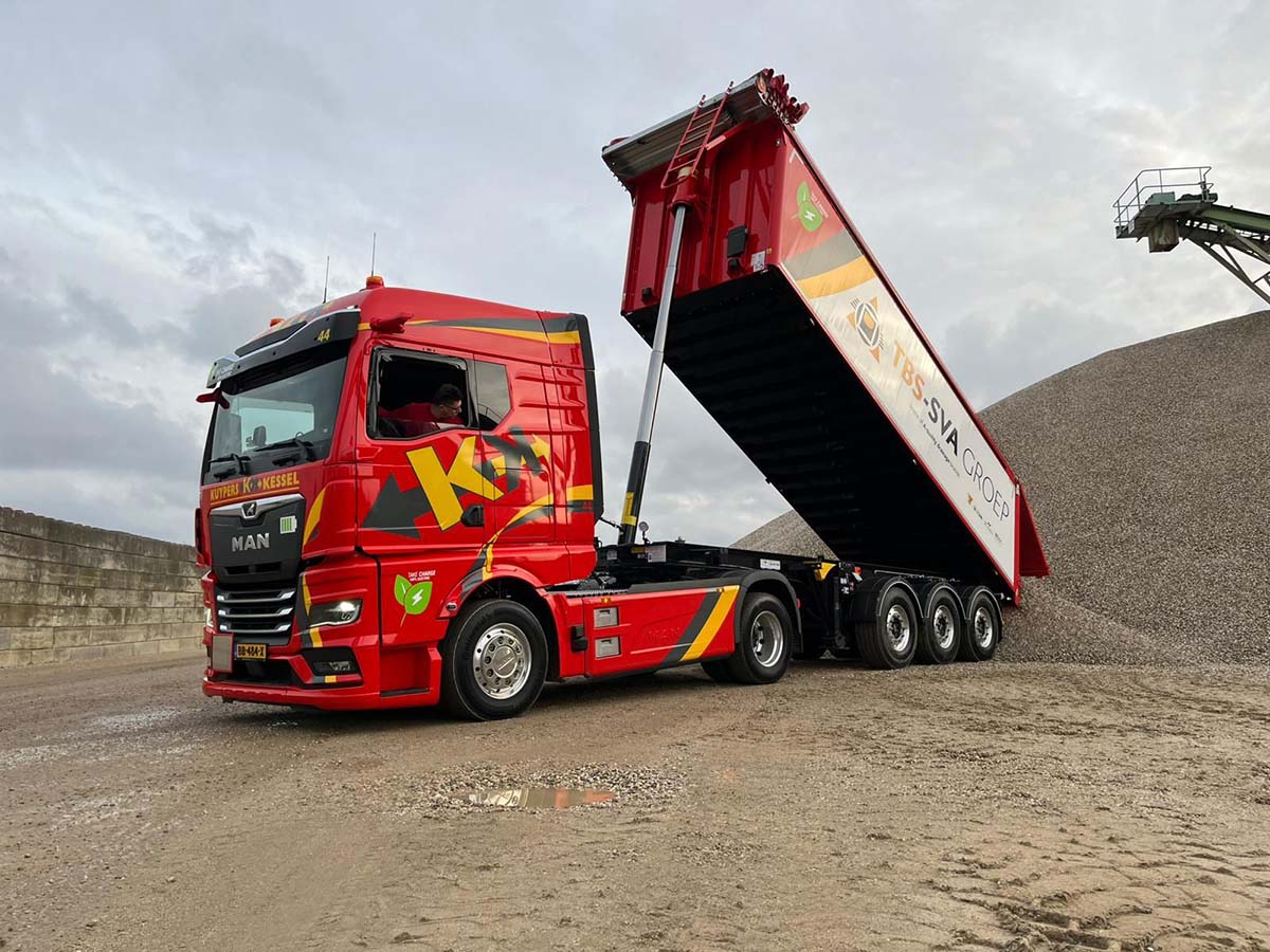 Eerste elektrische MAN TGX in Noord-Limburg geleverd aan Kuypers Kessel