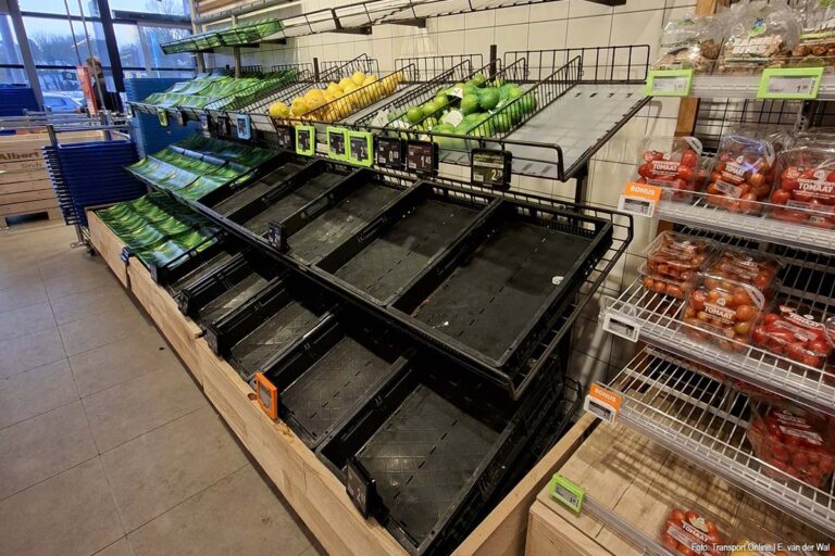 Albert Heijn: meer lege schappen in het noorden door sneeuw