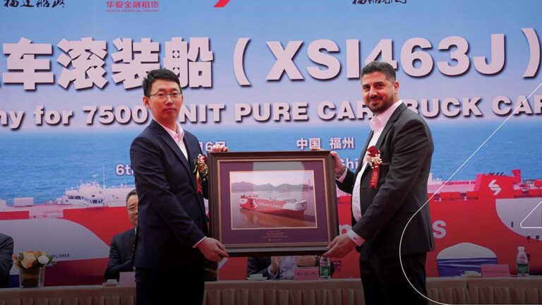 Sallaum Lines neemt LNG-aangedreven PCTC MV Ocean Explorer in ontvangst