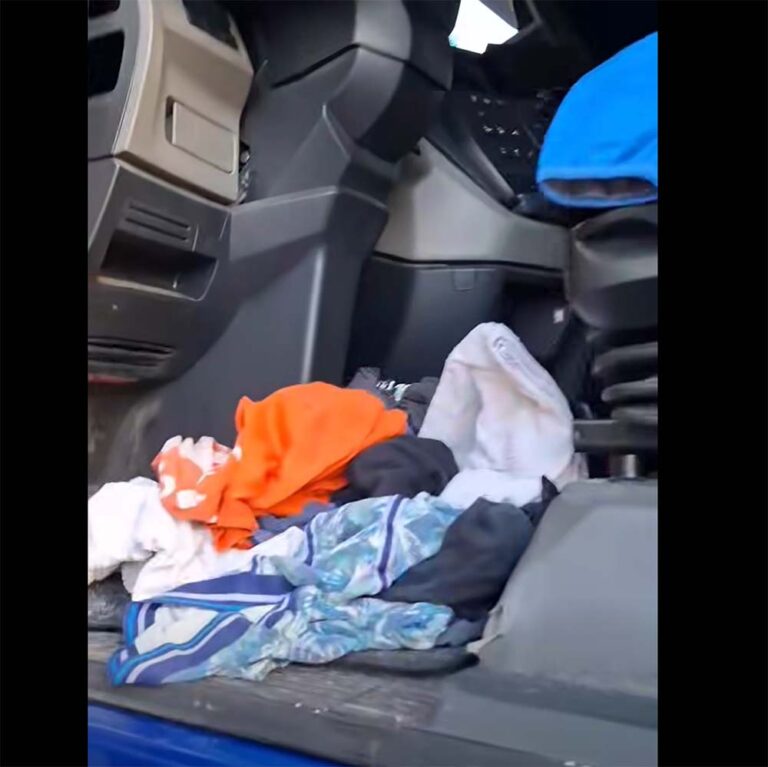 Nederlandse chauffeur slachtoffer van babbeltruc tijdens rust in Frankrijk: cabine doorzocht [+video]