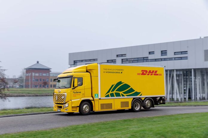 DHL Waterstoftruck
