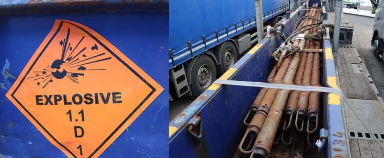 Roken bij explosieve lading en technische mankementen: Nederlandse vrachtwagenchauffeur van de weg gehaald