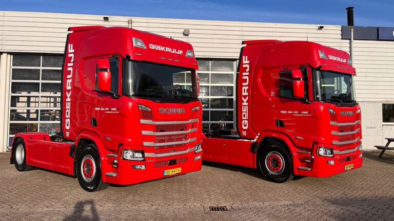 Gerrit de Kruijf Transport B.V. investeert in VECTO 3 met twee Scania 460R Super-trekkers