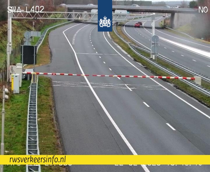 Tunnel Swalmen (A73) dicht richting zuiden door technische storing
