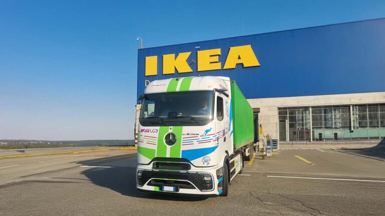 IKEA versnelt verduurzaming wegtransport in Italië met elektrische vrachtwagens