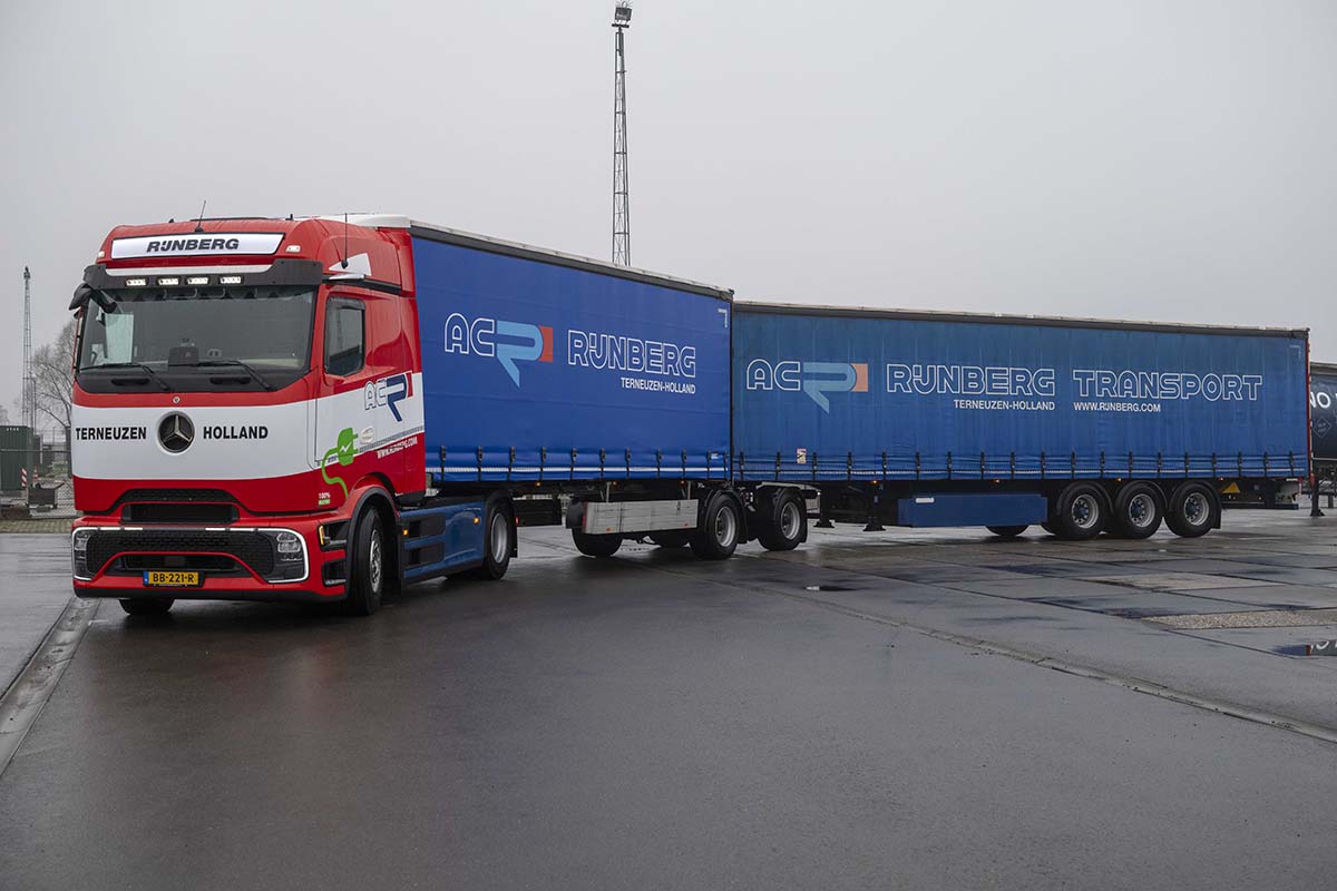Rijnberg Transport zet eerste Mercedes-Benz eActros 600 in als LZV