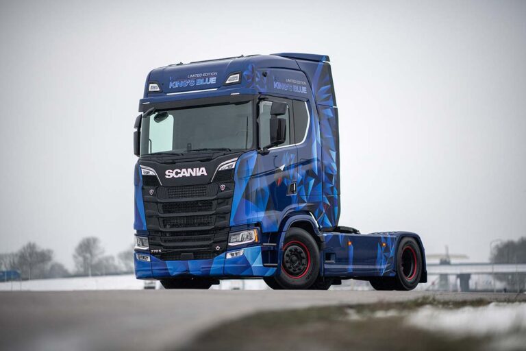 Scania Nederland viert 80-jarig jubileum met King’s Blue Limited Edition