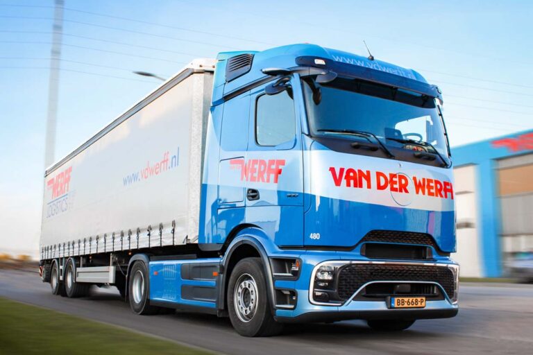 Van der Werff Logistics breidt zero-emissievloot uit met Mercedes-Benz eActros 600