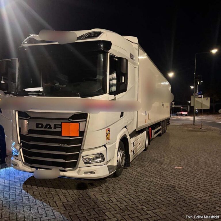 Bijna 8.500 kilo lachgas aangetroffen in vrachtwagen bij controle in Maastricht [+foto’s]