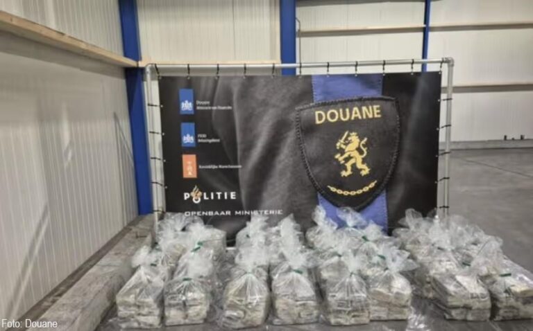 Douane onderschept 400 kilo cocaïne tussen bananen in haven van Vlissingen
