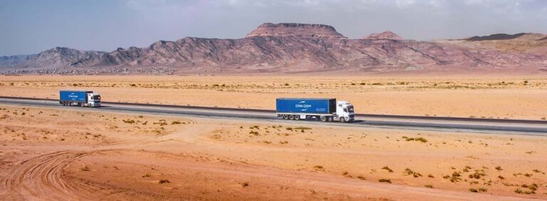 CMA CGM lanceert multimodale noodroutes voor vrachtvervoer in Golfregio