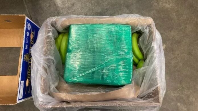 7700 kilo cocaïne tussen de bananen