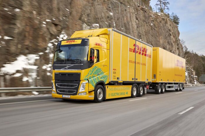 DHL elektrische vrachtwagen