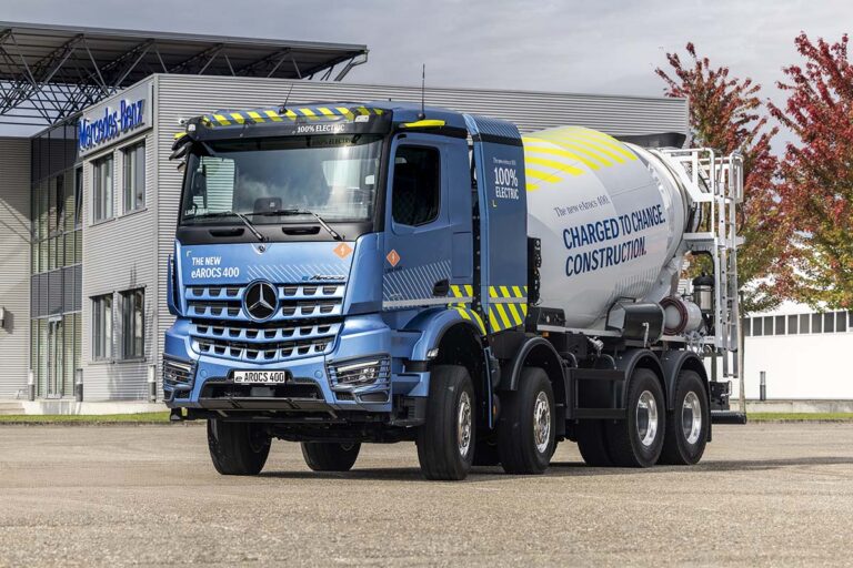 Mercedes-Benz Trucks start verkoop elektrische eArocs 400: bouwtruck tot 240 km actieradius