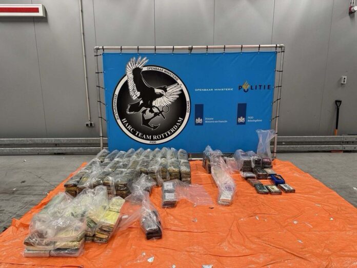 Drugs in verhuiscontainer